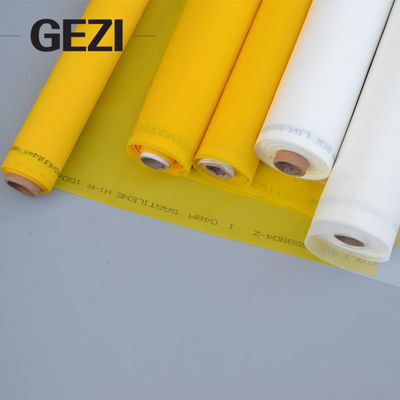 중국 중국 Gezi 제조 1m 200M 노란색 폴리에스터 스크린 인쇄 스크린 인쇄 협력 업체