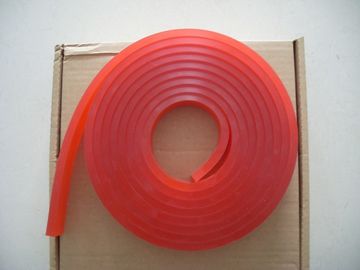 중국 빨간 신축성 실크스크린 스퀴지, 50 * 7개의 병 실크 스크린 스퀴지 잎 협력 업체