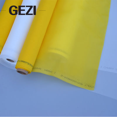 중국 white yellow 80 100 110 120 135 mesh nylon polyester silk screen printing mesh for screen printing 협력 업체